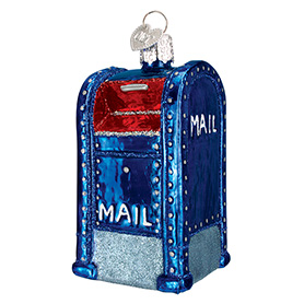 Glass Mailbox Ornament