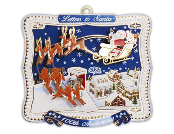 Letters to Santa Holiday Ornament