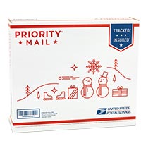 Holiday Priority Mail Medium Flat Rate Box - 2
