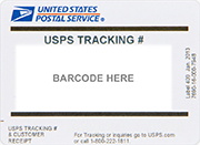 USPS Tracking Label