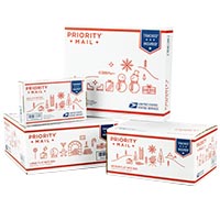 Holiday Priority Mail Flat Rate Boxes Variety Pack