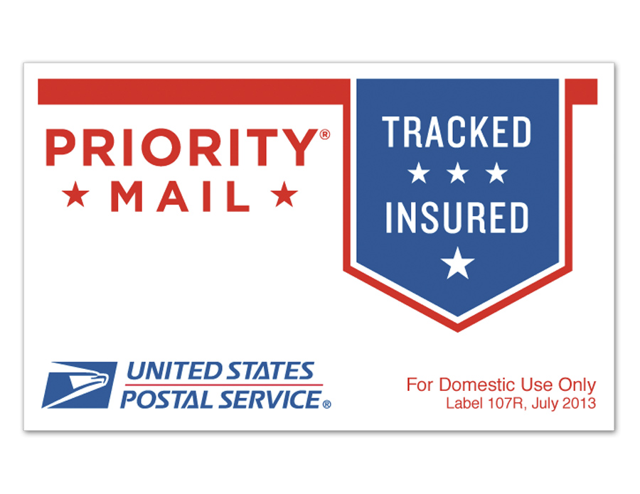 Priority Mail Sticker
