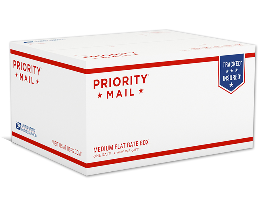 size usps small flat rate box