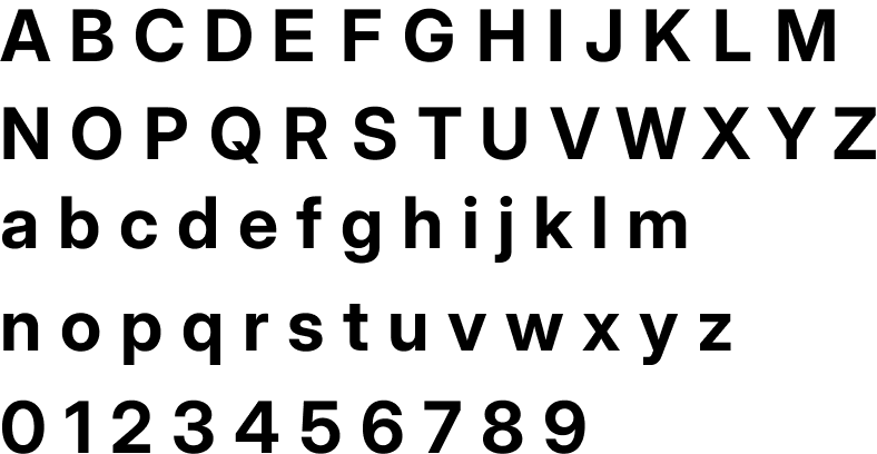Image of Helvetica Neue Bold typeface.