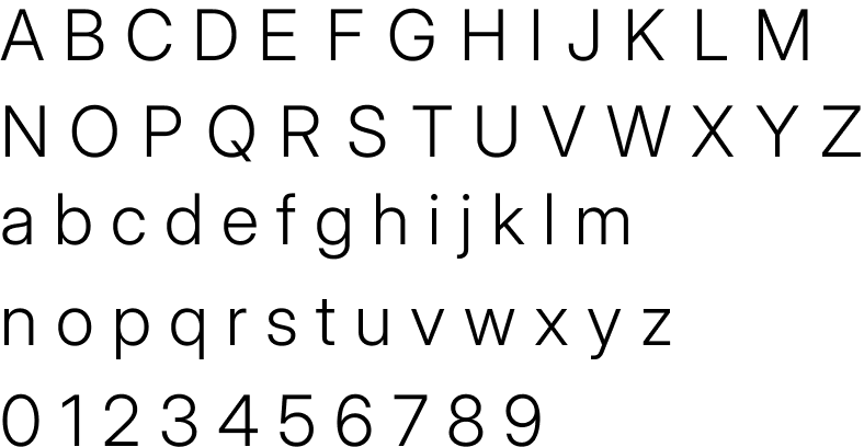 Image of Helvetica Neue Light typeface.