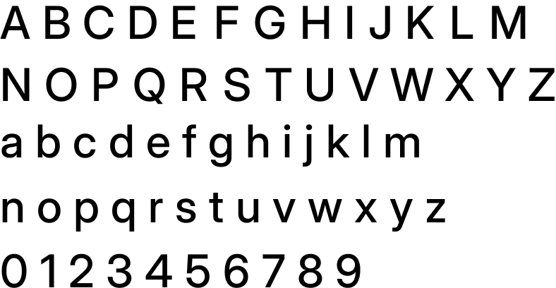 Image of Helvetica Neue Medium typeface.