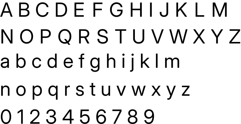 Image of Helvetica Neue Regular typeface.