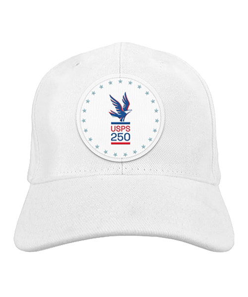 A USPS 250th Anniversary Star Logo Cap.