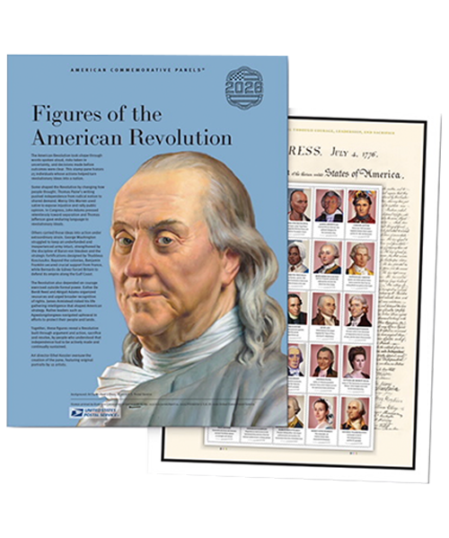 A Figures of the American Revolution American Commemorative Panel&reg;