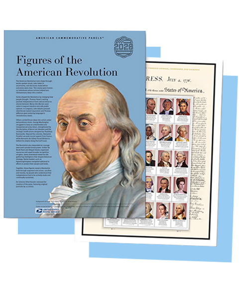 A Figures of the American Revolution American Commemorative Panel&reg;